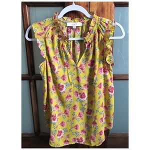 LOFT Ann Taylor Floral Shirt Size XS